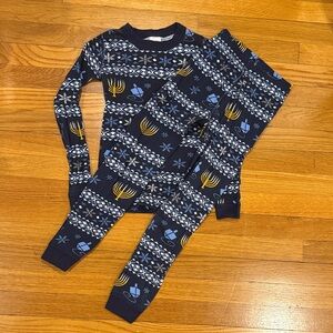 Hannah Andersson sz 130cm/ 8, Hanukkah holiday long PJs